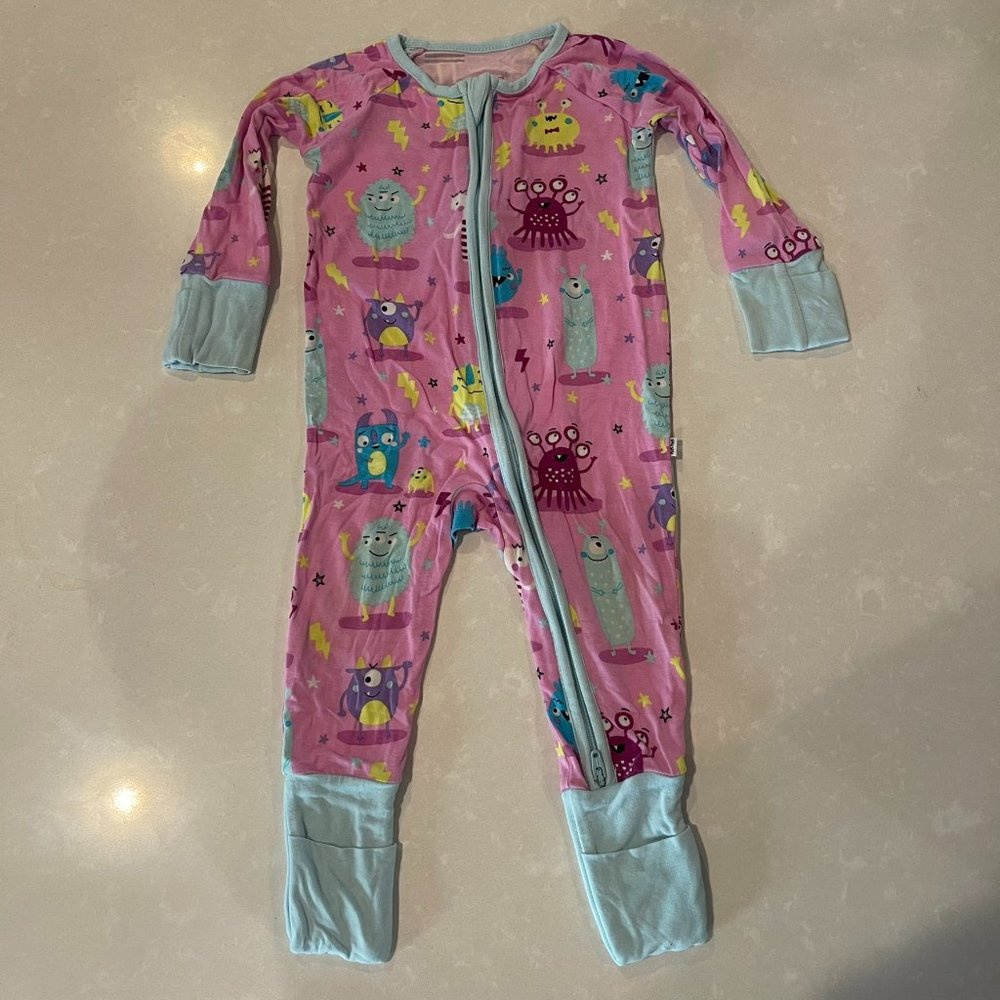 Little Sleepies Footie Pajamas - Size 3-6 Months, Great Condition